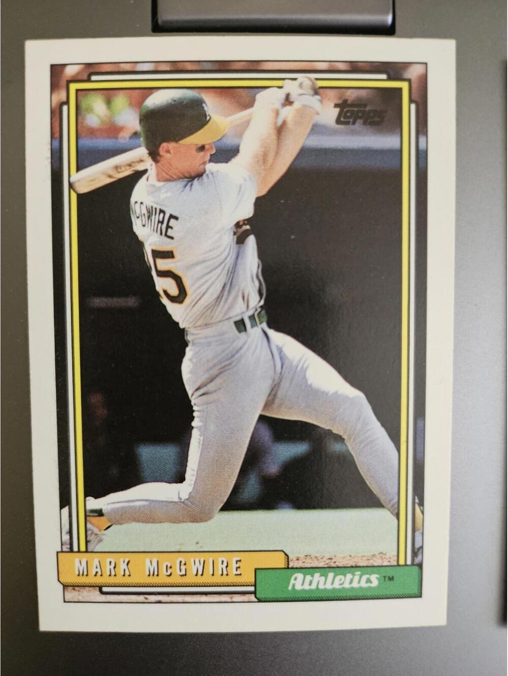 1992 Topps Baseball #450 Mark McGwire